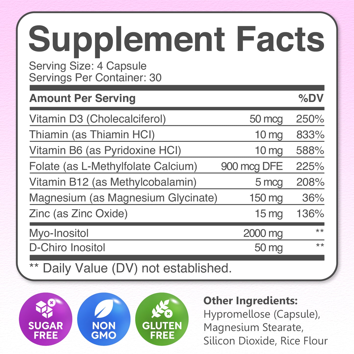 Myo & D-Chiro Inositol